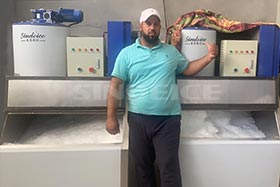 意大利超市保鮮，2臺(tái)300公斤制冰機(jī)